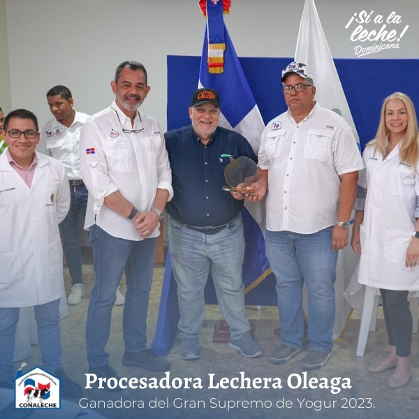 Procesadora Lechera Oleaga gana el Gran Supremo de Yogurt 2023.