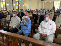 Conmemoración de misa del aniversario del CONALECHE