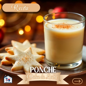 RECETA PONCHE NAVIDEÑO DULCE DE LECHE