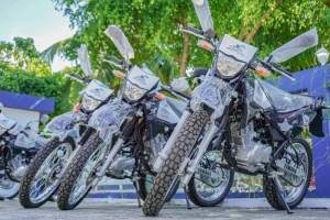 Entrega de flotilla de motocicletas
