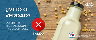 Las leches vegetales son más saludables, FALSO.
