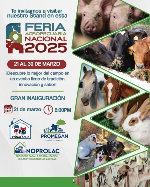 INVITACIÓN A LA FERIA AGROPECUARIA NACIONAL 2025