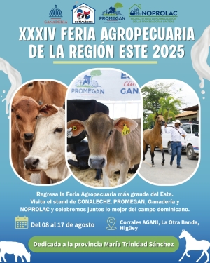 INVITACIÓN A LA XXXIV FERIA AGROPECUARIA DE LA REGIÓN ESTE 2025