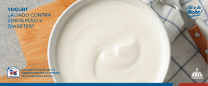 Yogurt ¿aliado contra sobrepeso y diabetes?